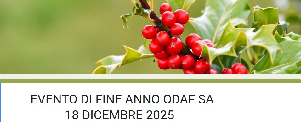 Evento di fine anno ODAF Salerno